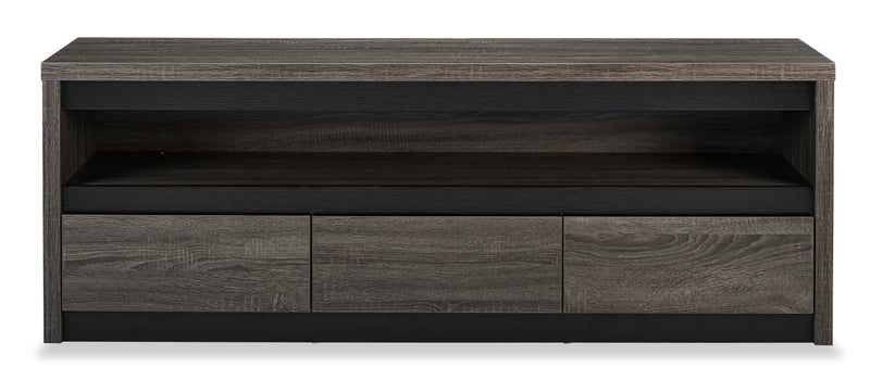 Walker 62\" TV Stand with Storage and Cable Management for TVs up to 70\"- Distressed Grey