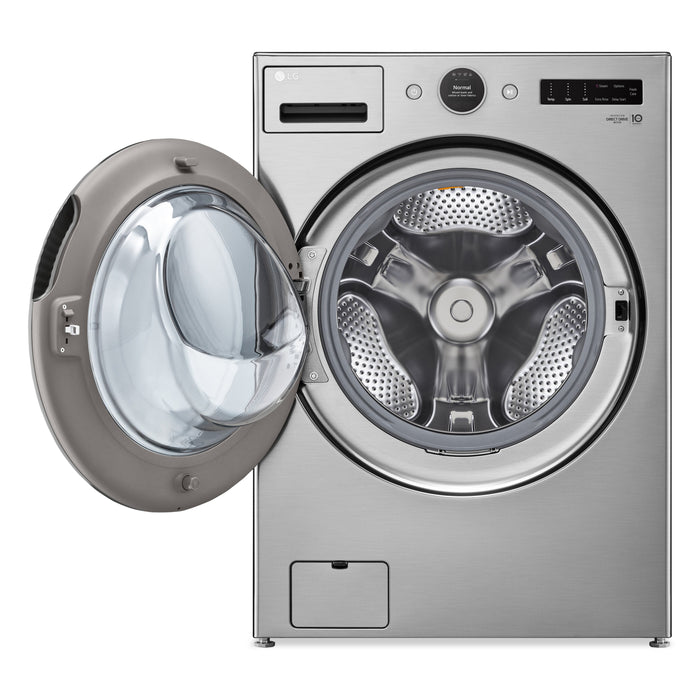 LG 5.2 Cu. Ft. Front-Load Washer with AI DD™ and 7.8 Cu. Ft. DirectDrive® Heat Pump Dryer