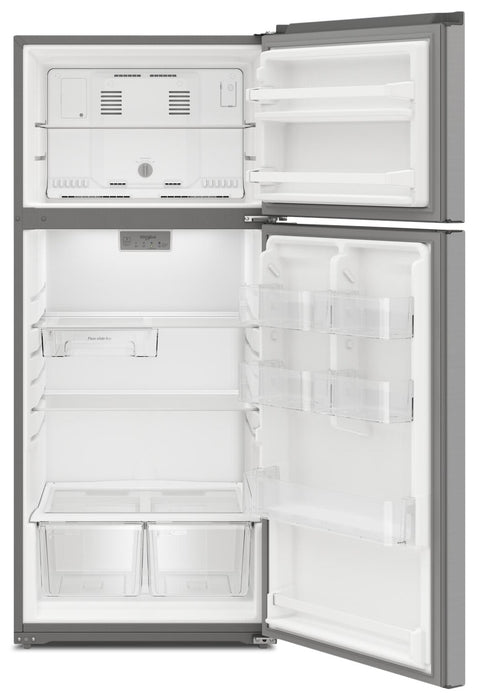 Whirlpool 28\" 16.3 Cu. Ft. Top-Mount Refrigerator - Dolos Steel - WRTX5028PM