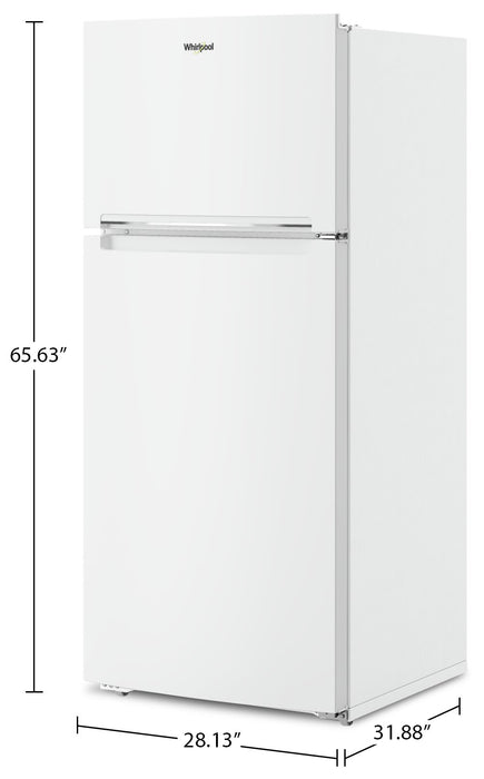 Whirlpool 28\" 16.3 Cu. Ft. Top-Mount Refrigerator - White - WRTX5028PW