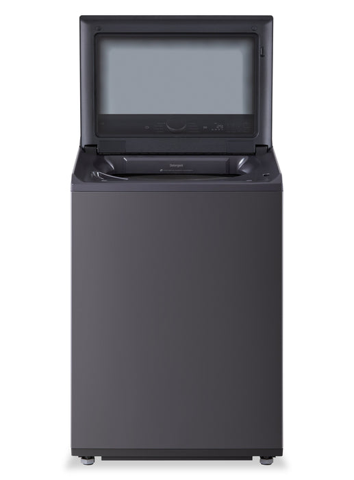 LG 6.1 Cu. Ft. Top-Load Washer with EasyUnload™ and 7.3 Cu. Ft. Electric Dryer with EasyLoad™ - Black