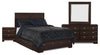 Yorkdale 6-Piece Queen 6 Drawer Storage Bedroom Package - Brown