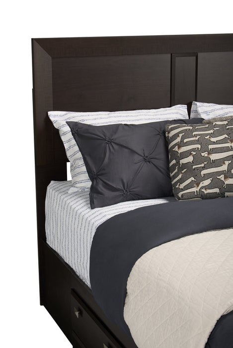 Yorkdale Queen 6 Drawer Storage Bed - Brown