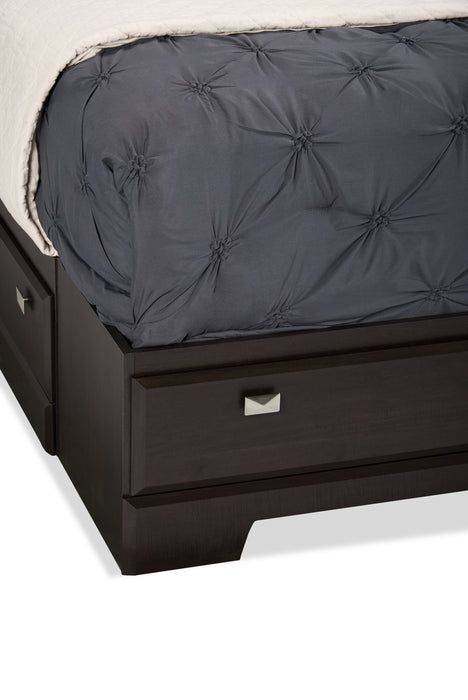 Yorkdale Queen 6 Drawer Storage Bed - Brown