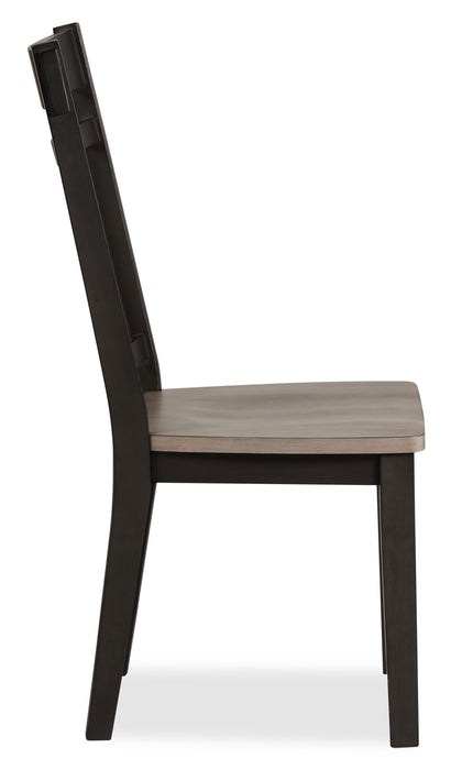 Zao Dining Chair, Wood, Melamine - Brown