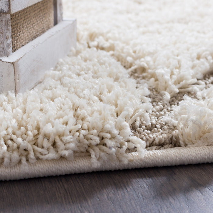 Oakville Cream Curves 4x6 Area Rug