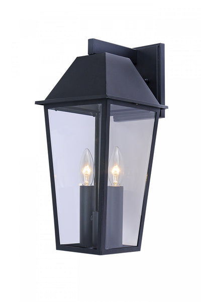 Winchester Black 2-Light Outdoor Wall Sconce