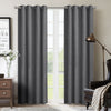Melgar 54\" x 95\" Grommet Panel (Set of 2) - Grey