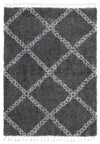 Helma Stark Dark Grey Shag 8'0\" X 10'0\" Area Rug