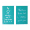 Canvas Wall Sign Humorous Chores 6 x 10 - Set of 2 Wall Decor