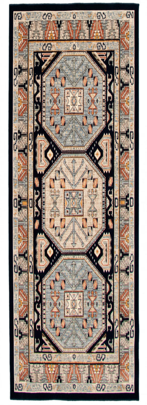Quincy Navy Blue Area Rug - 2'8