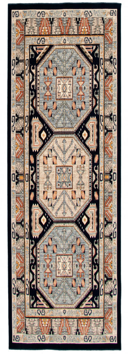 Quincy Navy Blue Area Rug - 2'8\" x 10'0\"