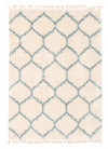 Helma Trellis Cream Shag 5'3\" X 7'3\" Area Rug