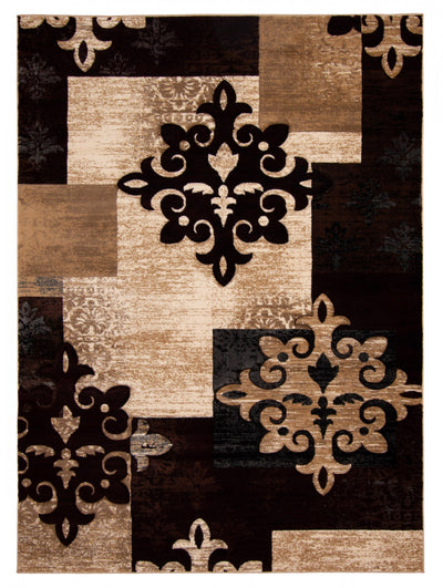 Neda Burgundy Area Rug - 6'7" X 9'6"