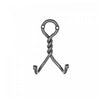 Double Twist Iron Wall Hook Antique Nickel - Set of 4 Hooks