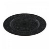 Charger Plate Lily Bulb Black 13\" - Set of 6 Dinnerware