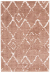 Serafina Pink Shag 7'10\" x 10'0\" Area Rug