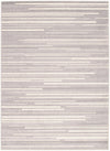 Faith Silver-Cream Area Rug - 5'3\" x 7'3\"