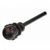 16/19mm Metal Drape Pole Set Throne - Black Copper