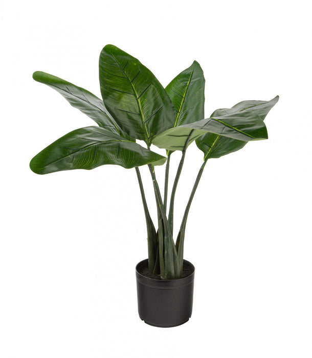 Artificial 31\" Bird Of Paradise Indoor & Outdoor In Black Pot