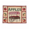 Tapestry Unbacked Placemat Apples - Set of 12