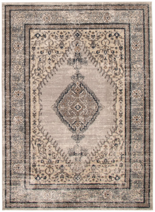 Octavian Bijar Ivory Area Rug - 6'7\" x 9'6\"