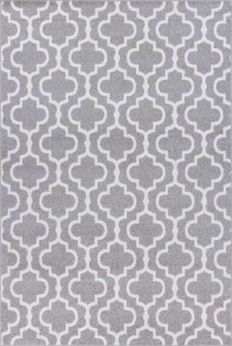 Lav Lat Grey 5x8 Area Rug