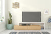 Nordika Tonik 72\" TV Stand - Natural Maple/White