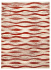 Arusha Ivory / Red 6'7\" x 9'6\" Area Rug