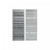 Wood Wall Art 'Regles Du Bonheur/famille' - Set of 2