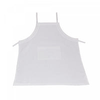 Polycotton Apron with Pocket White
