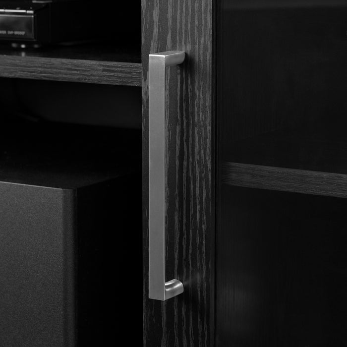 Adrian 70\" TV Stand - Black Oak