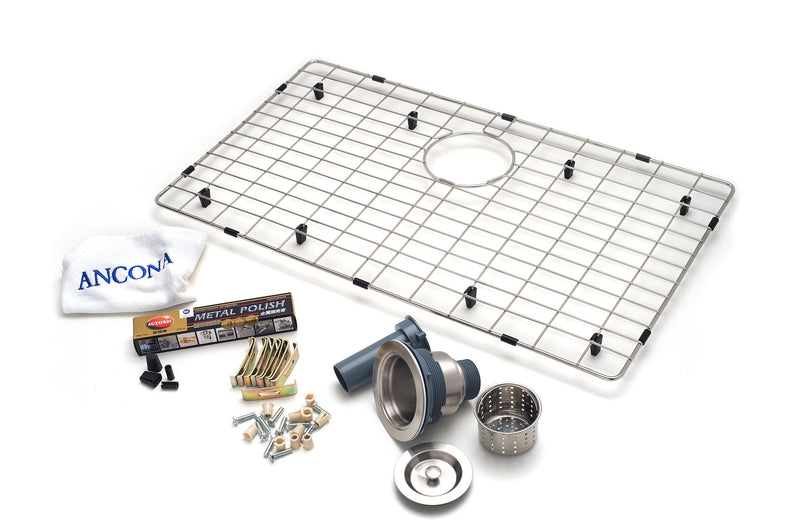 Ancona Prestige Series 30\" Undermount Kitchen Sink - AN-3309