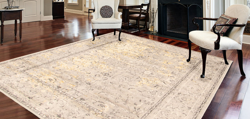 Majid Ivory Area Rug - 6'7\" x 9'6\"