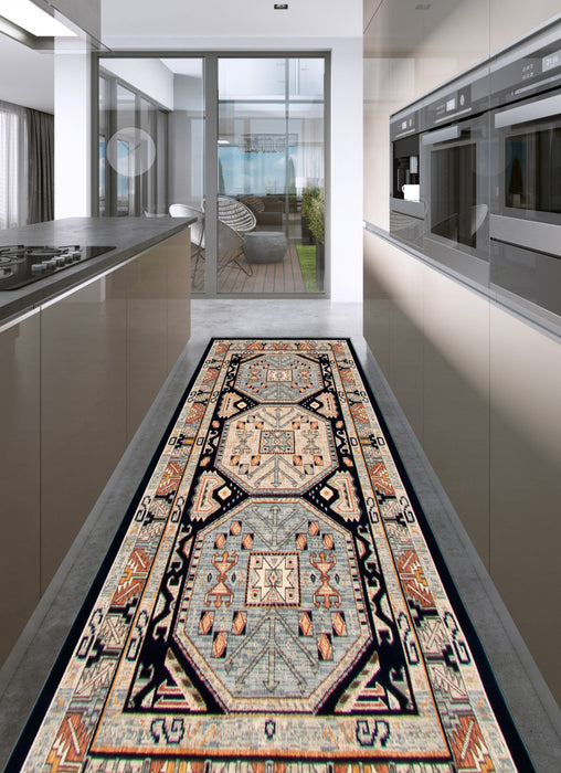 Quincy Navy Blue Area Rug - 2'8\" x 10'0\"