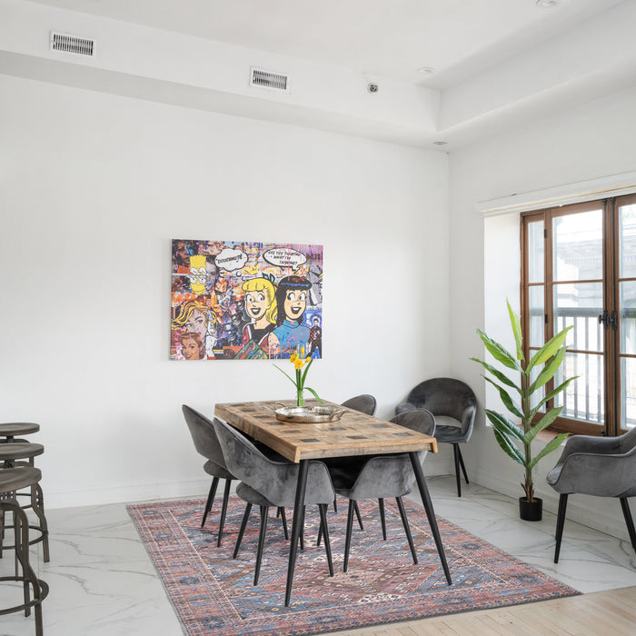 Samia Blue Rug 7'10\" X 10'0\" Area Rug