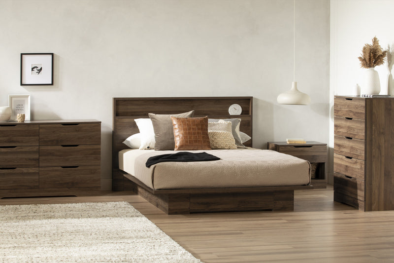 Holland Full/Queen Headboard - Natural Walnut