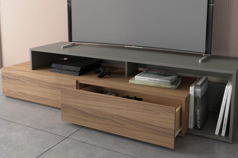 Nordika Tonik 72\" TV Stand - Nutmeg