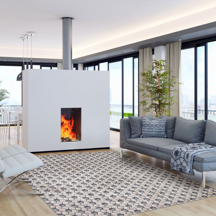 Ranger Grey/bluerug 8'0\" X 10'0\" Area Rug