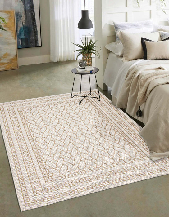 Thandazile Taupe Area Rug - 8'0\" x 10'0\"