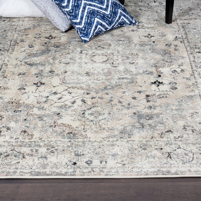 Far Beige 4x6 Area Rug