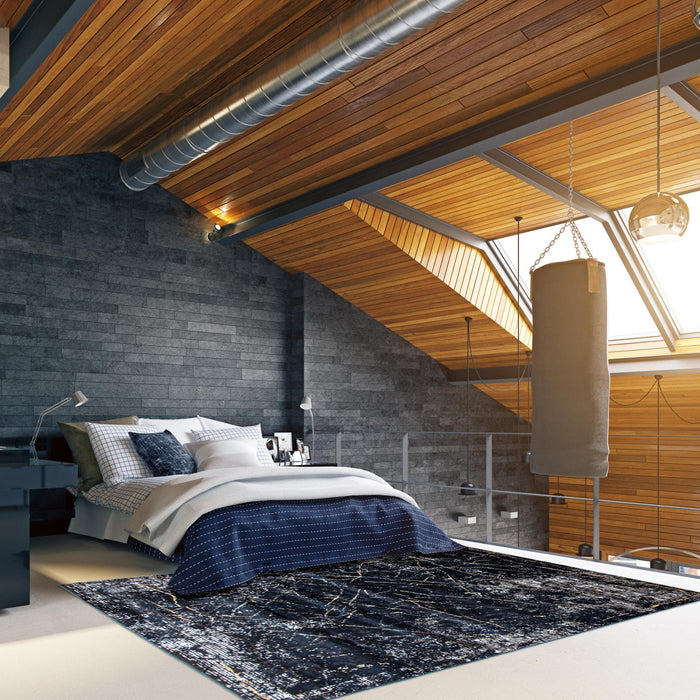 Midnight Marble Area Rug - 8'0\" x 10'0\"