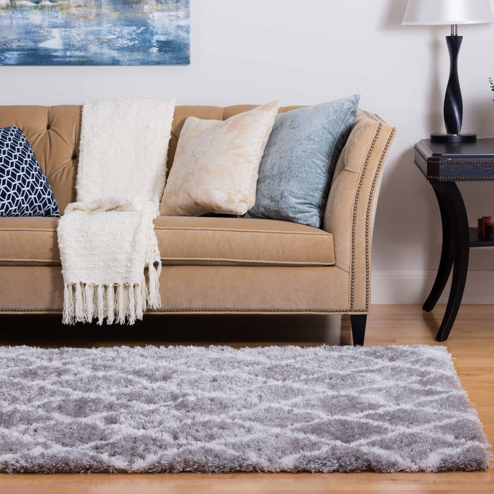 Ker Grey Lat 4x6 Area Rug