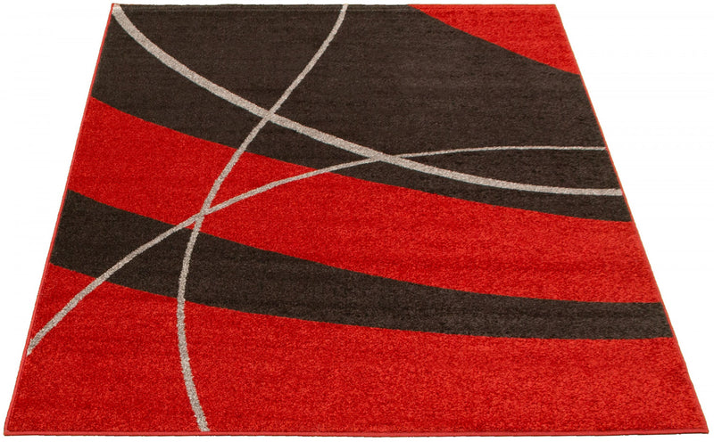 Carson Red Area Rug - 7'10\" x 10'2\"