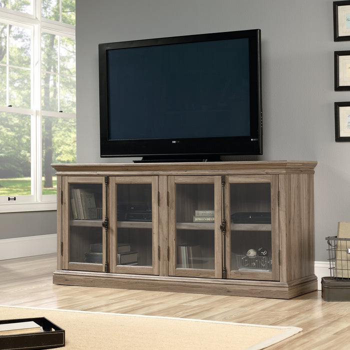 Barrister Lane 70\" Rustic TV Stand with Storage and Cable Management for TVs up to 80\"- Oak