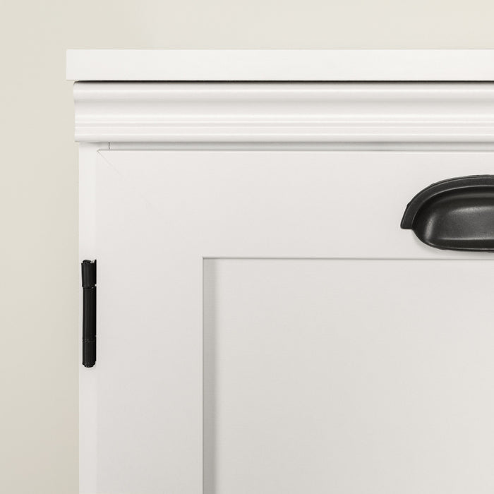 Prairie 2-Door Storage Cabinet - Pure White
