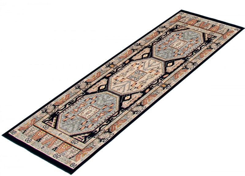 Quincy Navy Blue Area Rug - 2'8\" x 10'0\"