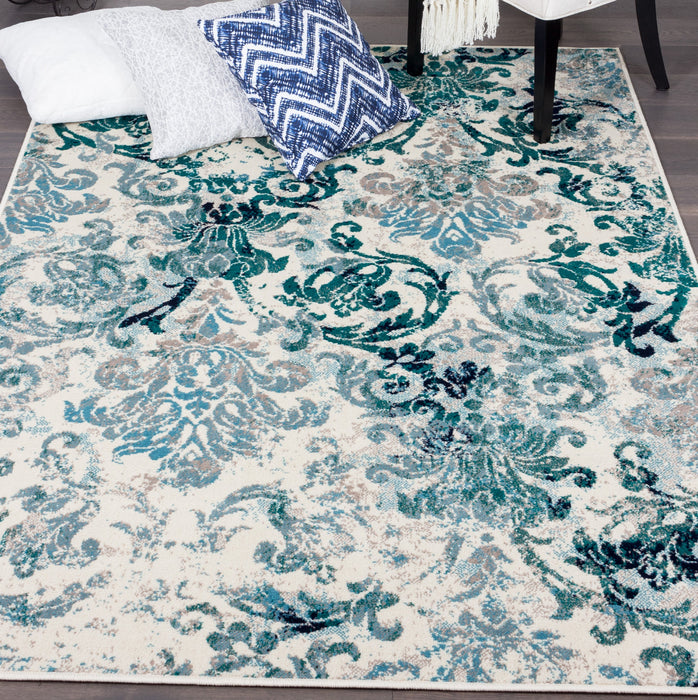 Sav Vin Flora 3x5 Area Rug