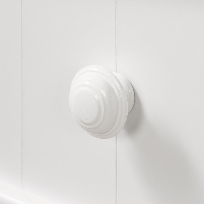 Savannah Narrow Changing Table - Pure White