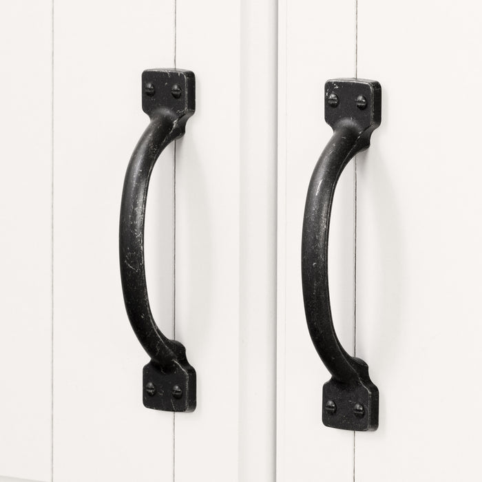 Farnel 4-Door Storage Cabinet - Pure White